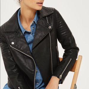 Topshop leather jacket